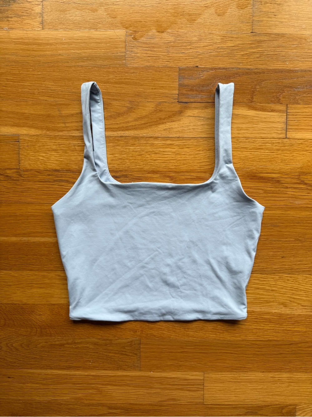Garage Light Blue Cropped Tank Top – Size XS